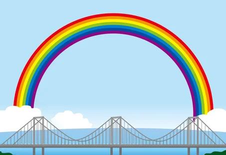 森林里的彩虹桥